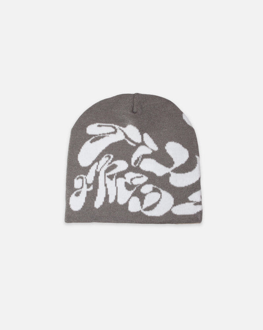 grey "ff" beanie